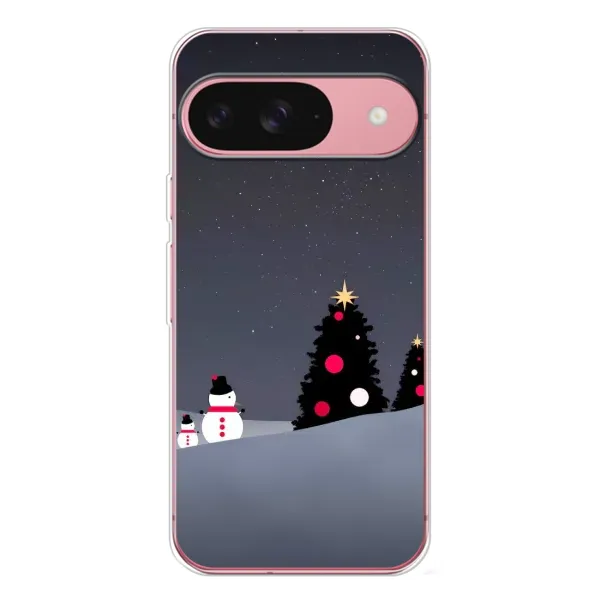 Чехол с рисунком «Снеговички» для Google Pixel 10 Чехол с рисунком «Снеговички» для Google Pixel 10