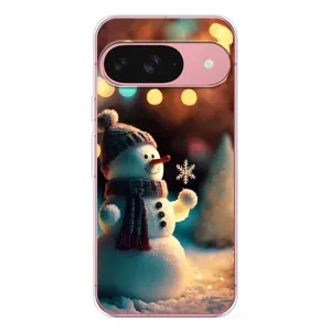Чохли на Новий Рік Google Pixel 10 (Сніговик святковий)