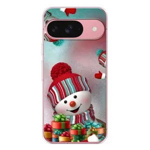 Чохли на Новий Рік Google Pixel 10 (Сніговик в шапці)