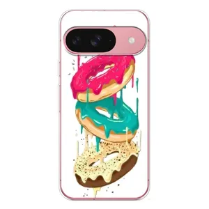 Чехол с изображением  вкусной еды для Google Pixel 10 (Сочные пончики)