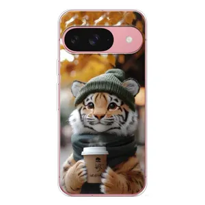 Друкований чохол 'Звірята з кавою' для Google Pixel 10 (Тигр з кавою)