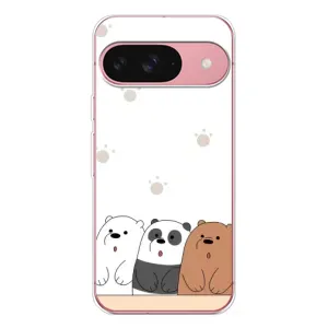 Чохли з зображенням різних тварин на Google Pixel 10 (Здивовані ведмедики)