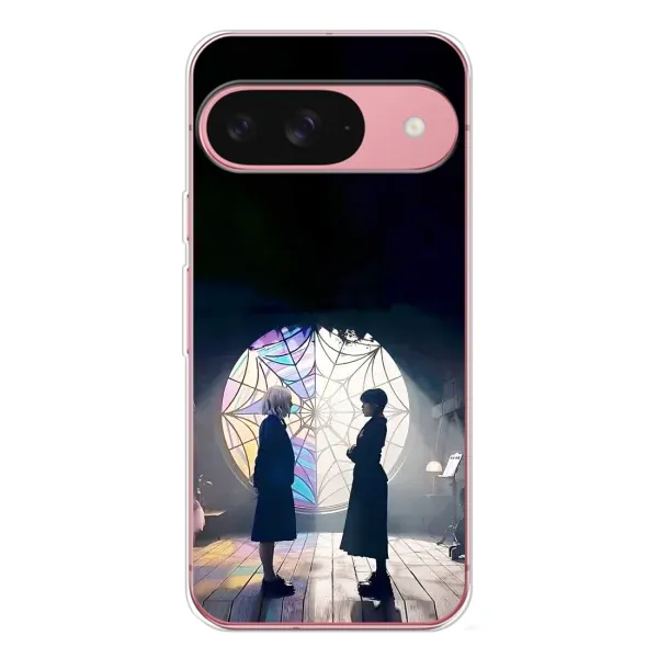 Чехол с рисунком «Уэнсдей и Энди» для Google Pixel 10 Чехол с рисунком «Уэнсдей и Энди» для Google Pixel 10