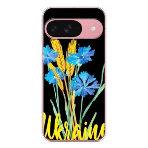 Чехол на Google Pixel 10 Украинский дизайн (Ukraine в цветочках)