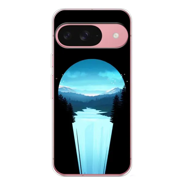 Чехол с рисунком «Синий Водопад» для Google Pixel 10