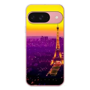 Чехол с Эйфелевой башней на Google Pixel 10 (Яркая башня)