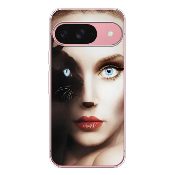 Чехол с рисунком «Женщина кошка» для Google Pixel 10 Чехол с рисунком «Женщина кошка» для Google Pixel 10