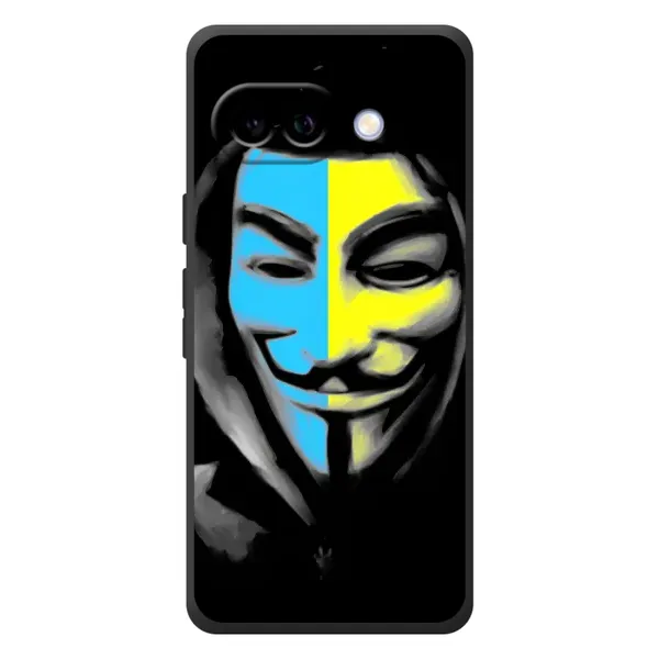 Чехол с рисунком «Анонимус патриот» для Google Pixel 10a Чехол с рисунком «Анонимус патриот» для Google Pixel 10a