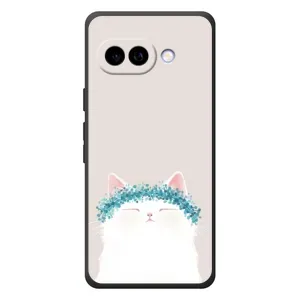 Чехол на тематику: Коты для Google Pixel 10a (Белый котик)