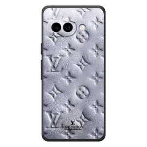 Текстурний Чохол Louis Vuitton для Гугл Піксель 10а (Білий ЛВ)