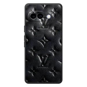 Текстурний Чохол Louis Vuitton для Гугл Піксель 10а (Чорний ЛВ)