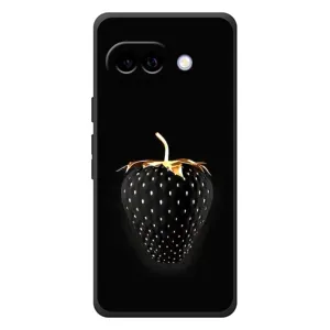 Чехол с изображением  вкусной еды для Google Pixel 10a (Чёрная клубника)