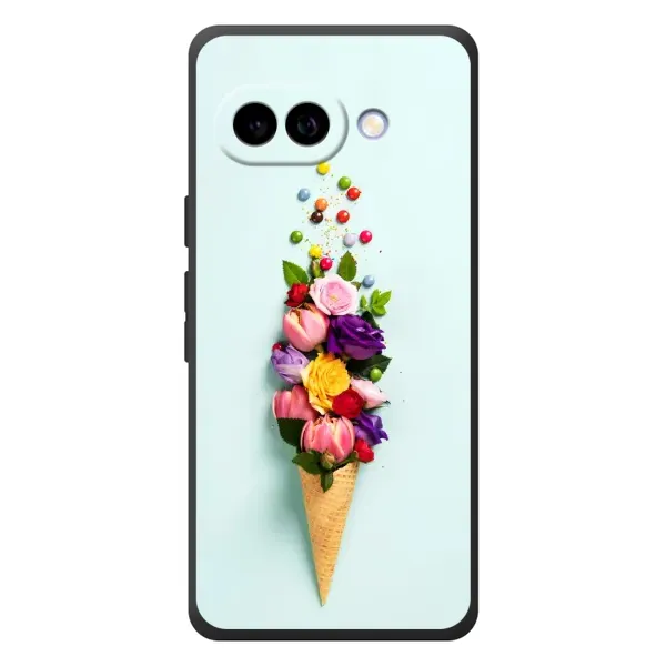 Чехол с рисунком «Цветок-мороженное» для Google Pixel 10a Чехол с рисунком «Цветок-мороженное» для Google Pixel 10a