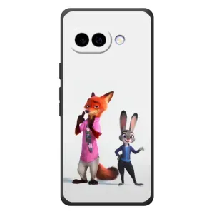 Силиконовый чехол с принтом Зоотрополіс для Google Pixel 10a (Джуди и Ник)