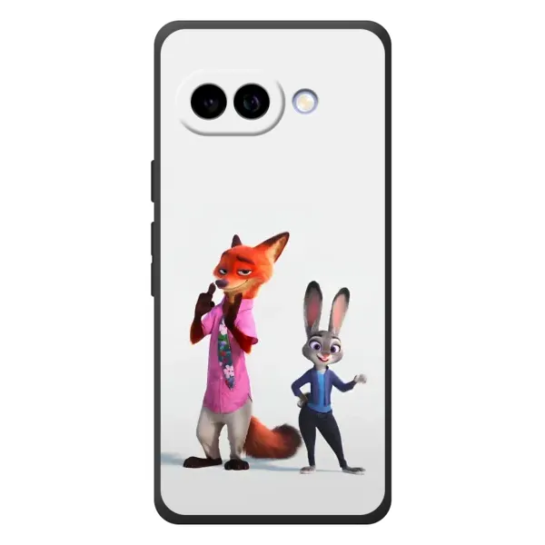 Чехол с рисунком «Джуди и Ник» для Google Pixel 10a Чехол с рисунком «Джуди и Ник» для Google Pixel 10a