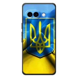 Чехол с картинкой (Патриотический ГЕРБ) на Google Pixel 10a (Герб и Флаг Украины)