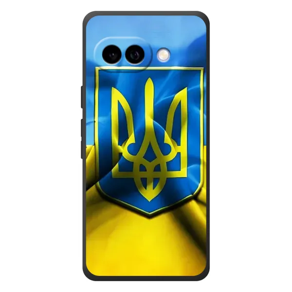 Чехол с рисунком «Герб и Флаг Украины» для Google Pixel 10a Чехол с рисунком «Герб и Флаг Украины» для Google Pixel 10a