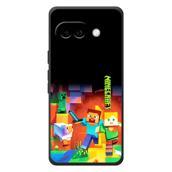 Чехол с рисунком «Герой Майнкрафт» для Google Pixel 10a Чехол с рисунком «Герой Майнкрафт» для Google Pixel 10a