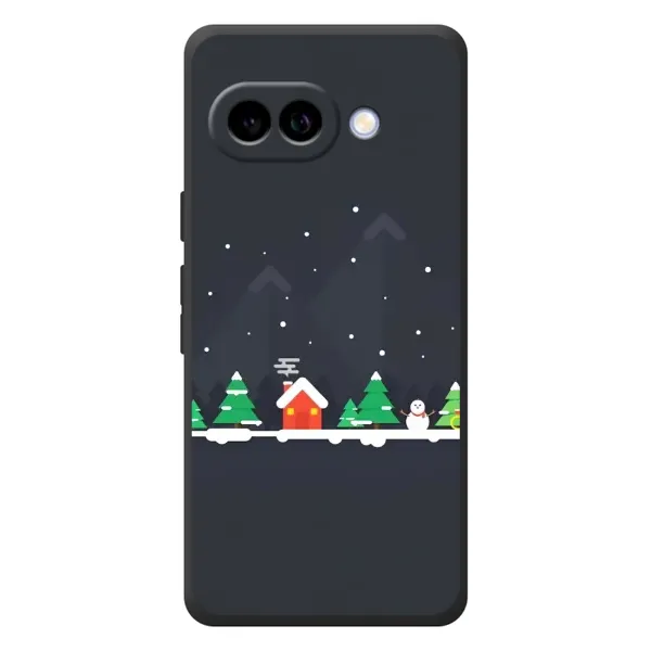 Чехол с рисунком «Город зимний» для Google Pixel 10a Чехол с рисунком «Город зимний» для Google Pixel 10a