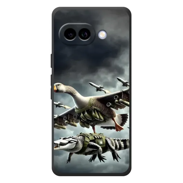 Чехол с рисунком «Гусини и крокодило» для Google Pixel 10a Чехол с рисунком «Гусини и крокодило» для Google Pixel 10a