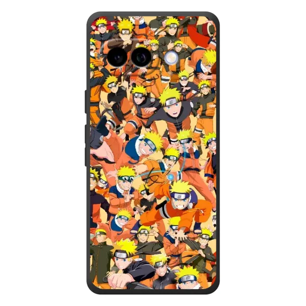 Чехол с рисунком «Коллаж Наруто» для Google Pixel 10a Чехол с рисунком «Коллаж Наруто» для Google Pixel 10a