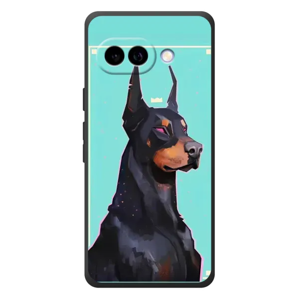Чехол с рисунком «Король доберман» для Google Pixel 10a