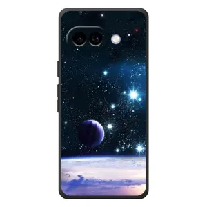Чехол (ТПУ) с планетами на Google Pixel 10a (Космический вид)