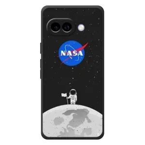 Силиконовый бампер с принтом "Наса" на Google Pixel 10a (Космонавт NASA)