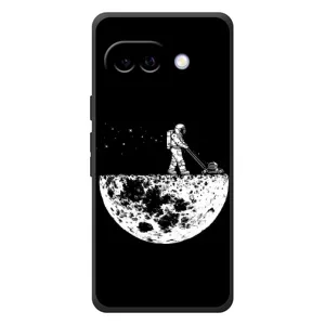 Силиконовый Чехол с принтом "Космонавты" на Google Pixel 10a (Космонавт)