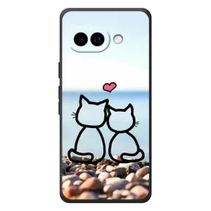 Силиконовые Чехлы Любимому человеку для Google Pixel 10a (Котейки)