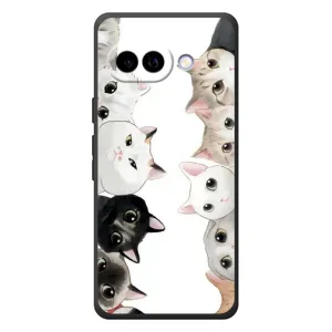 Силиконовый чехол с котиком для Google Pixel 10a (Коты)