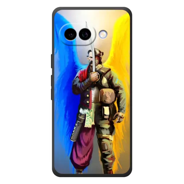 Чехол с рисунком «Козак с крыльями» для Google Pixel 10a Чехол с рисунком «Козак с крыльями» для Google Pixel 10a