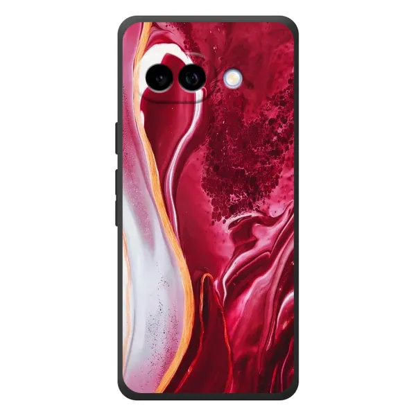 Чехол с рисунком «Красный мрамор» для Google Pixel 10a Чехол с рисунком «Красный мрамор» для Google Pixel 10a