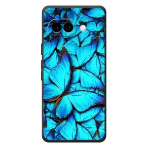 Силиконовый бампер с картинкой животных для Google Pixel 10a (Крылья бабочек)