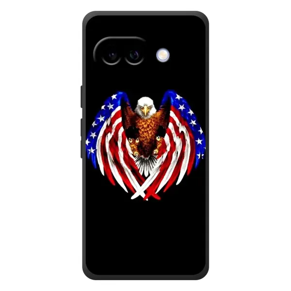 Чехол с рисунком «Крылья США» для Google Pixel 10a