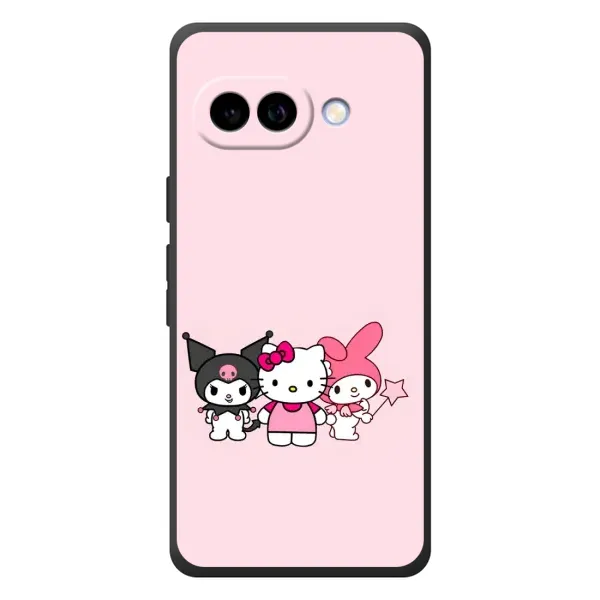 Чехол с рисунком «Куроми Мелоди Китти» для Google Pixel 10a Чехол с рисунком «Куроми Мелоди Китти» для Google Pixel 10a