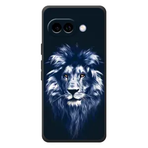 Чехол с картинкой на Google Pixel 10a (Лев - синий)