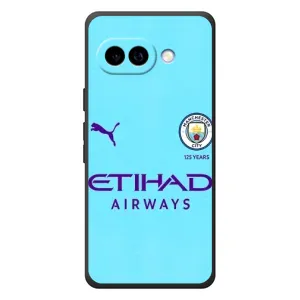 Силіконові Чохли з принтом Футбол на Google Pixel 10a (Man City)