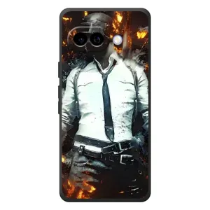 Чохол з картинкою "Герой Pubg" на Google Pixel 10a (Man Пубг)
