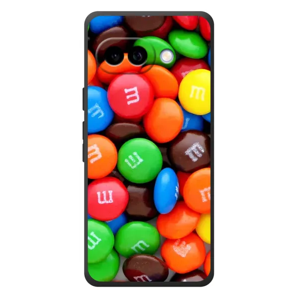 Чехол с рисунком «Разноцветные M&M'S» для Google Pixel 10a Чехол с рисунком «Разноцветные M&M'S» для Google Pixel 10a
