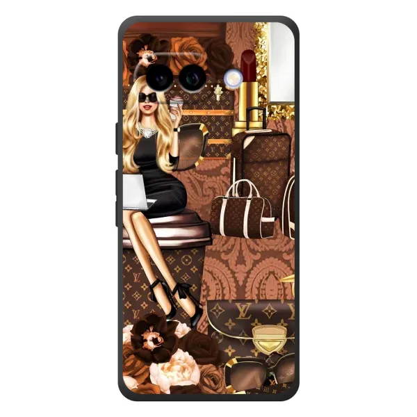 Чехол с рисунком «Мода Луи Виттон» для Google Pixel 10a Чехол с рисунком «Мода Луи Виттон» для Google Pixel 10a