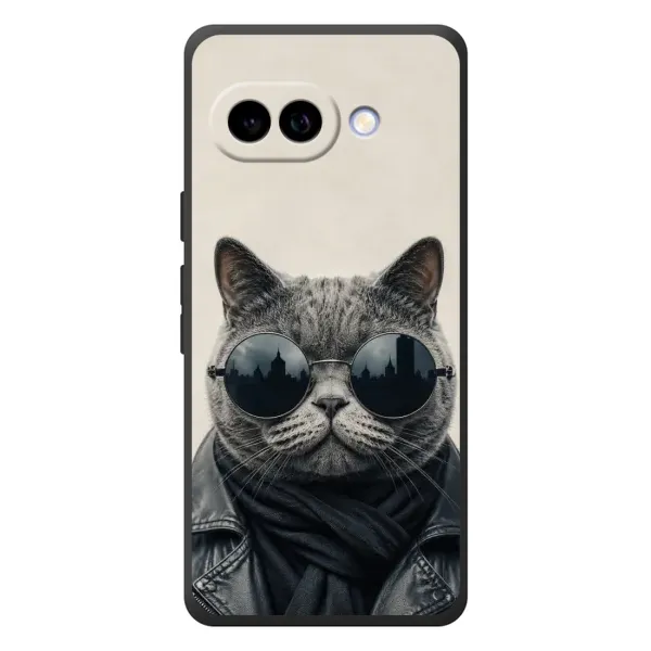 Чохол з малюнком «Модний кіт» для Google Pixel 10a Чохол з малюнком «Модний кіт» для Google Pixel 10a