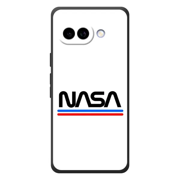 Чехол с рисунком «NASA на белом фоне» для Google Pixel 10a