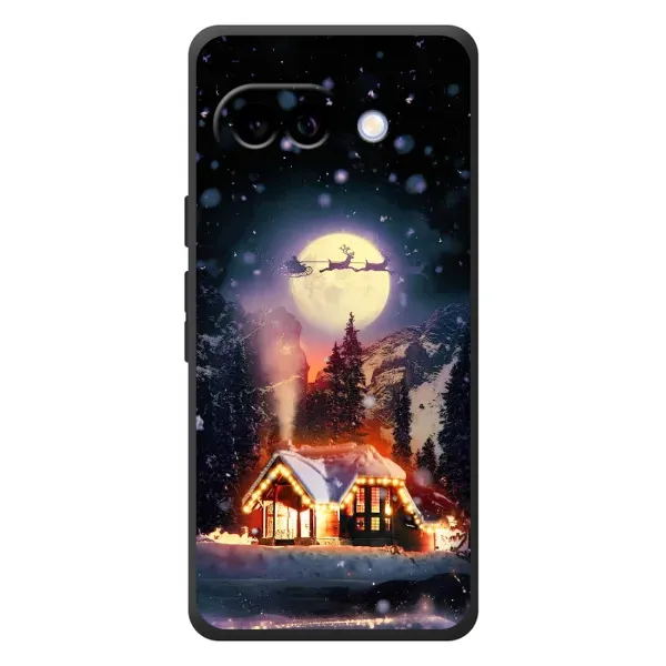 Чехол с рисунком «Настроение зимнее» для Google Pixel 10a Чехол с рисунком «Настроение зимнее» для Google Pixel 10a