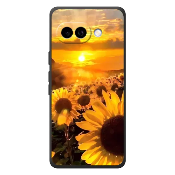 Чехол с рисунком «поле подсолнухов» для Google Pixel 10a