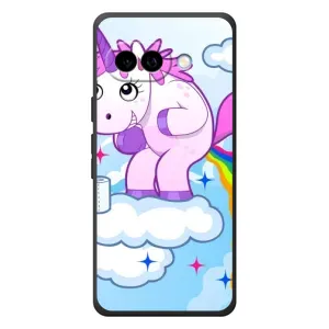 Чехол с рисунком «Радуга единорожка» для Google Pixel 10a