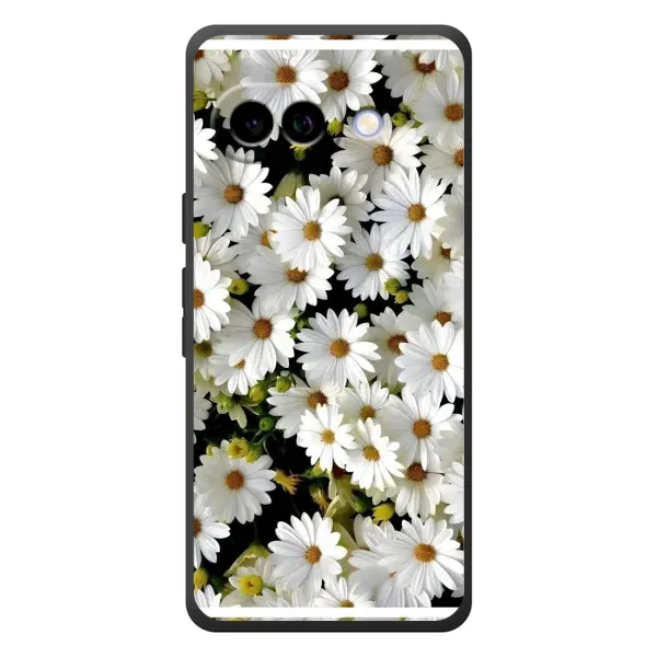 Чохол з малюнком «Рамка в ромашках» для Google Pixel 10a
