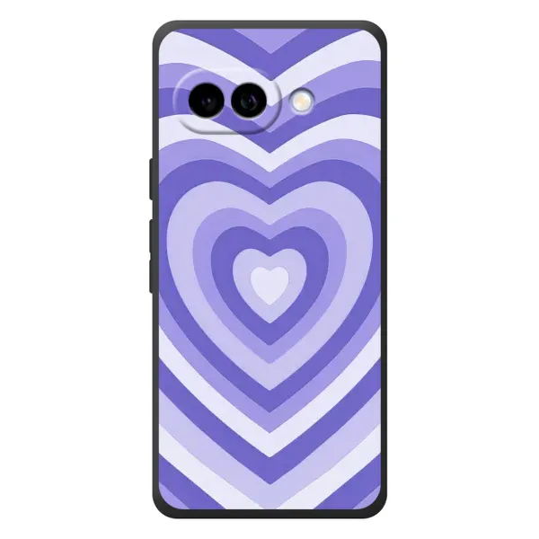 Чехол с рисунком «Сердце фиолет» для Google Pixel 10a Чехол с рисунком «Сердце фиолет» для Google Pixel 10a