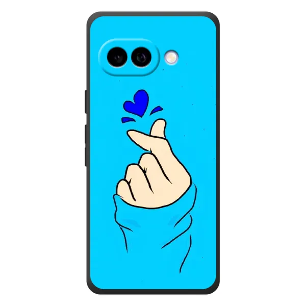 Чехол с рисунком «Сердце на синем» для Google Pixel 10a Чехол с рисунком «Сердце на синем» для Google Pixel 10a