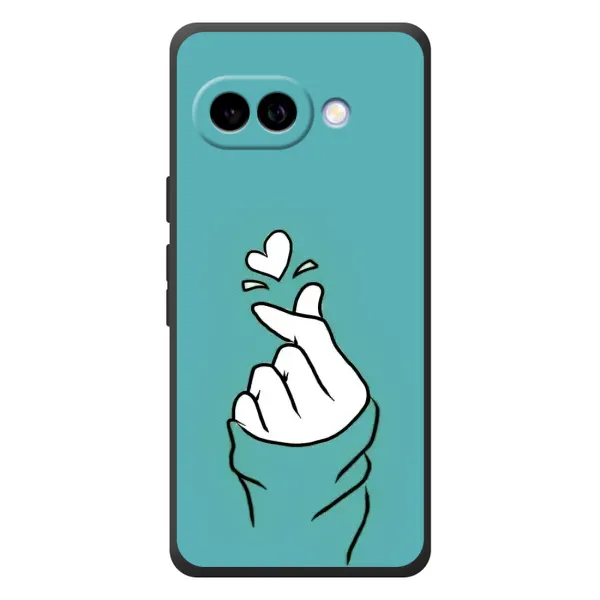 Чехол с рисунком «Сердечко на бирюзовом» для Google Pixel 10a Чехол с рисунком «Сердечко на бирюзовом» для Google Pixel 10a